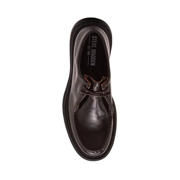 Reice Lace up BROWN LEATHER