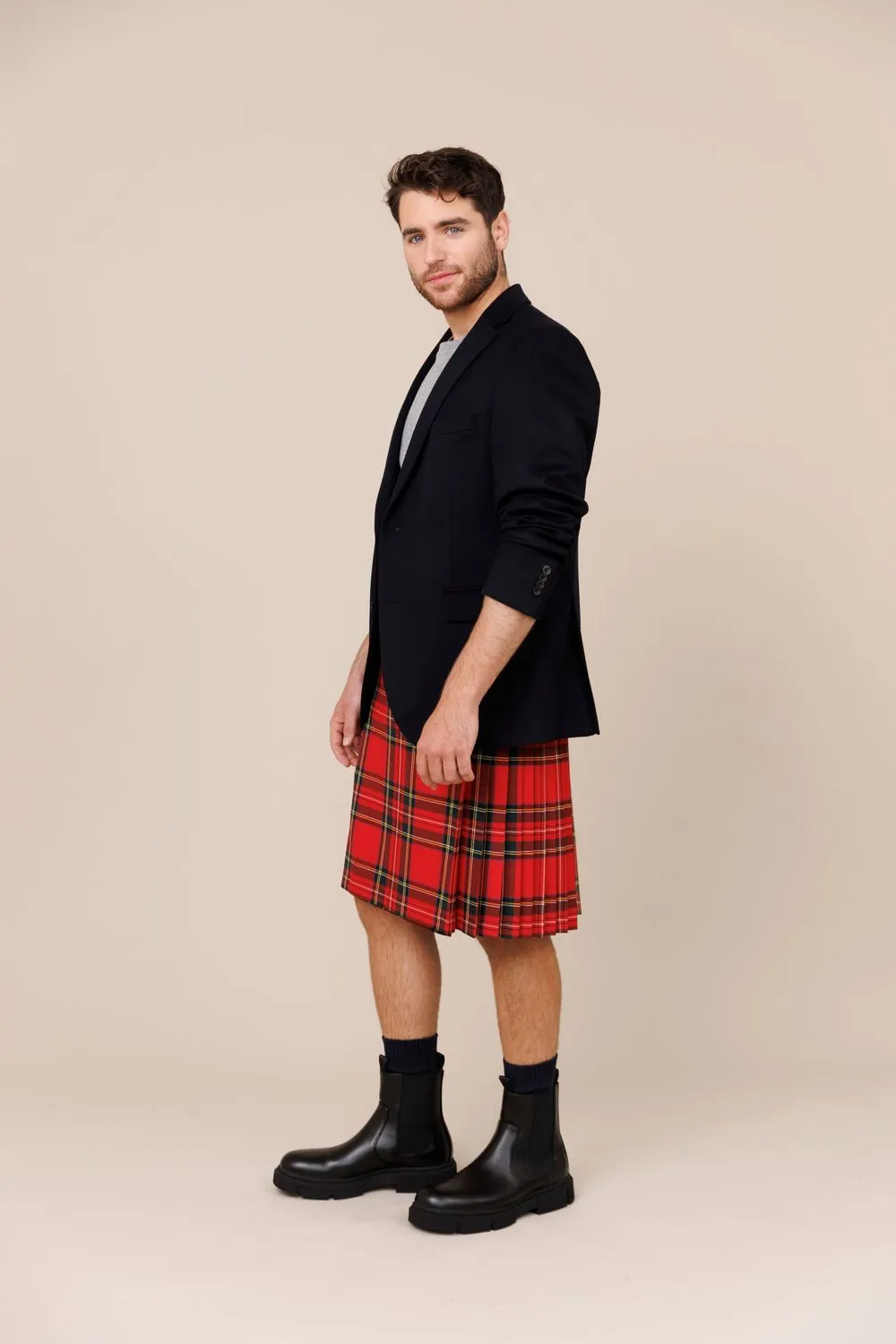 Royal Stewart 100% Worsted Wool Men's Kilt