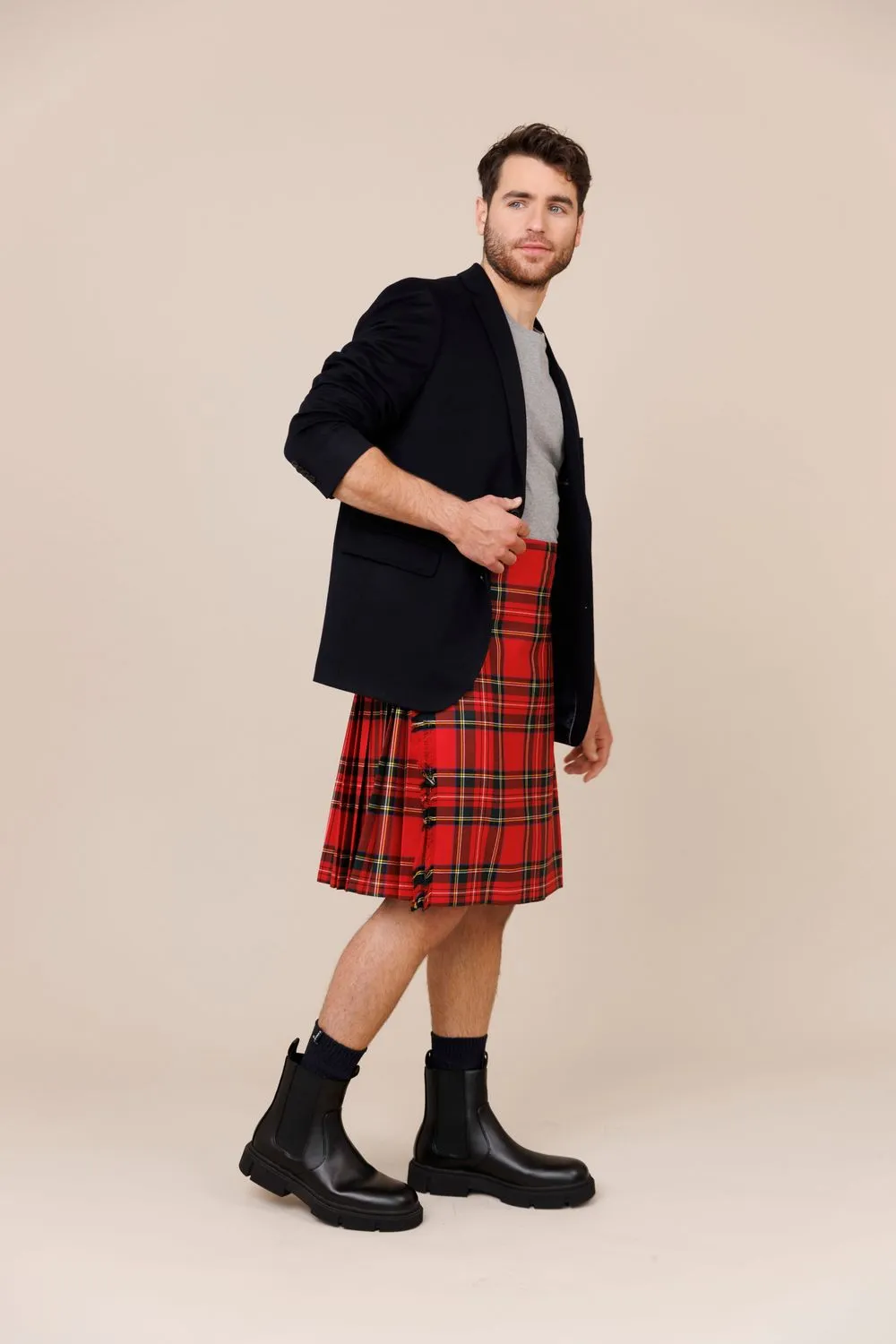 Royal Stewart 100% Worsted Wool Men's Kilt