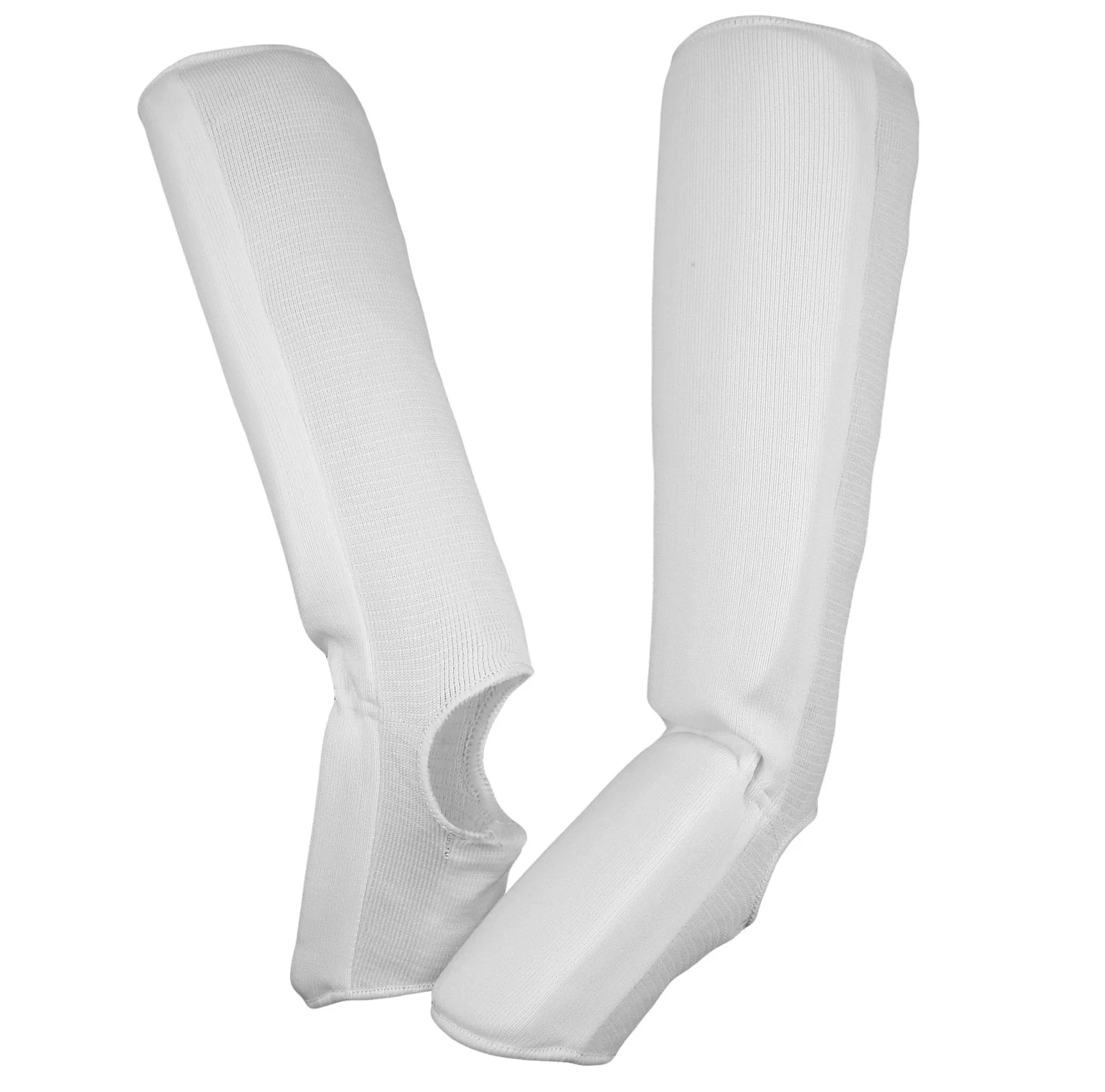 Shin Instep Guard, Cloth Regular, White