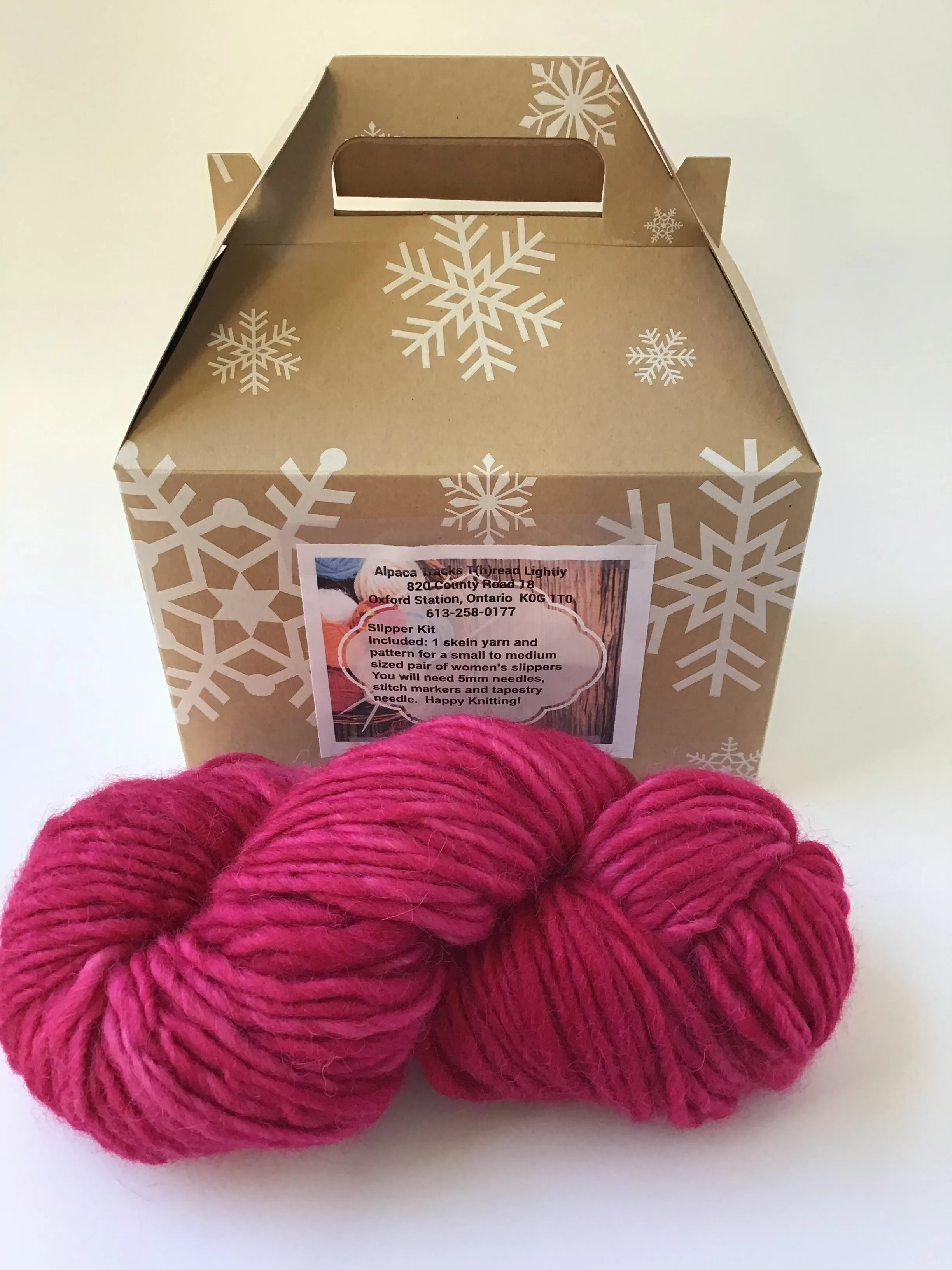 Slipper Knitting Kit