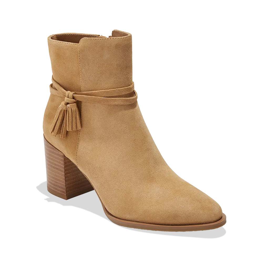 Timber Tassel Suede Bootie