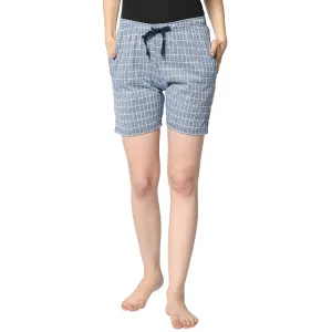 Vimal Jonney Blue Shorts For Women's