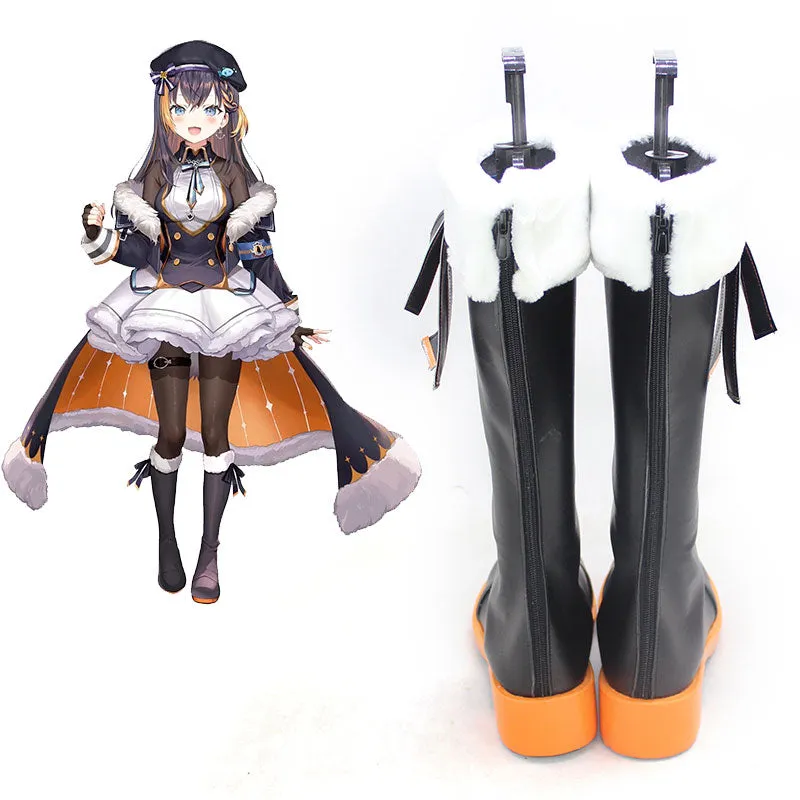 Virtual YouTuber Nijisanji OBSYDIA Petra Gurin Combat Idol Shoes Cosplay Boots