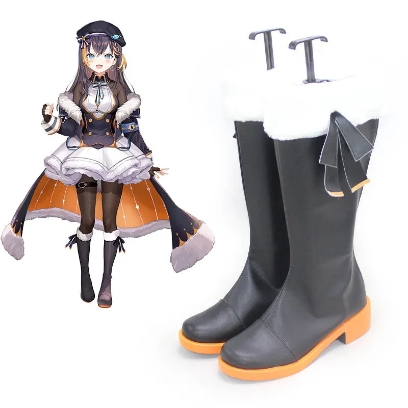 Virtual YouTuber Nijisanji OBSYDIA Petra Gurin Combat Idol Shoes Cosplay Boots