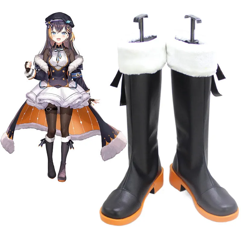 Virtual YouTuber Nijisanji OBSYDIA Petra Gurin Combat Idol Shoes Cosplay Boots