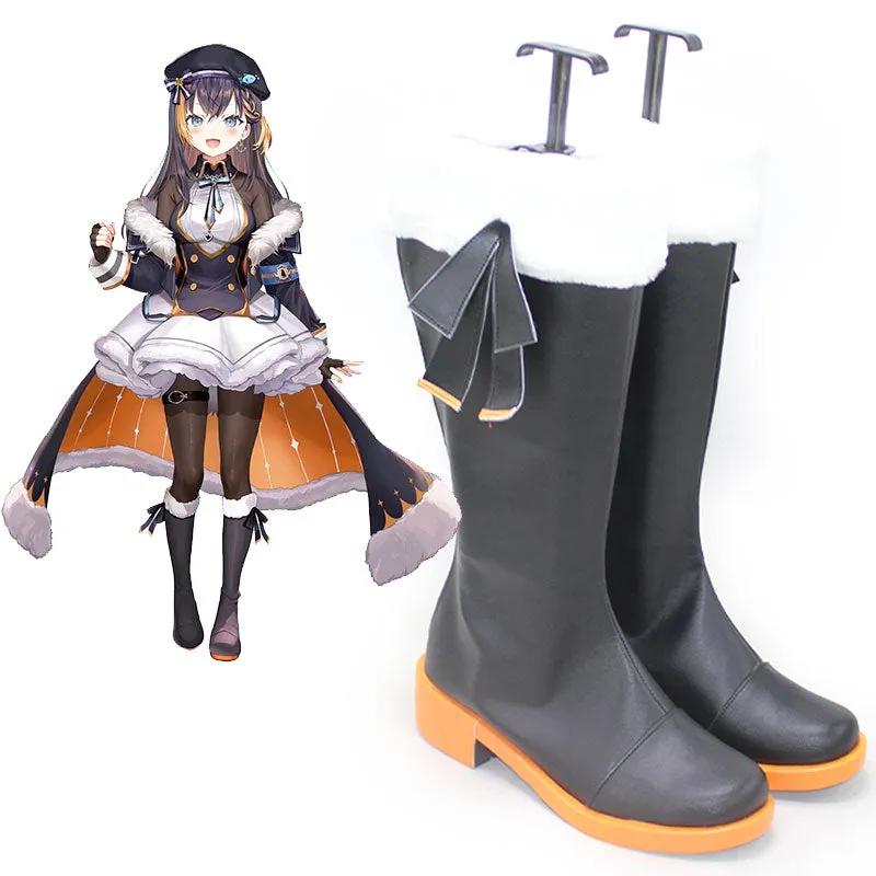 Virtual YouTuber Nijisanji OBSYDIA Petra Gurin Combat Idol Shoes Cosplay Boots