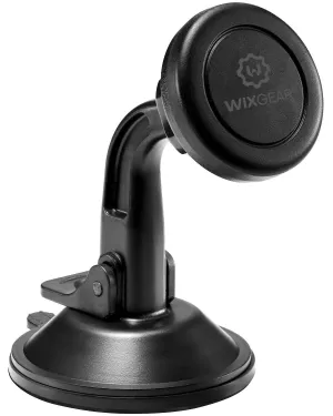 WixGear Universal Magnetic Car Mount Holder, Windshield Mount and Dashboard Mount Holder for Cell Phones